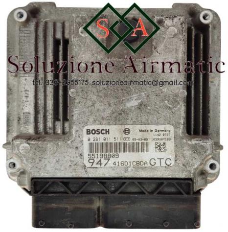 0281011511 55198809 Alfa GT 1.9 (937) centralina motore Bosch