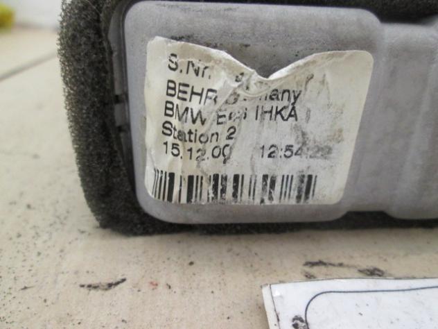 64118372771 TERMOSCAMBIATORE RISCALDAMENTO BMW SERIE 3 320 D E46 2.0 D 100KW 5M 4P (2001) RICAMBIO USATO BEHR - Foto 2