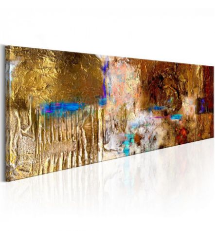 Quadro Artigianale ARREDALACASA N. 64 Cm. 145x45 Dipinto A Mano
