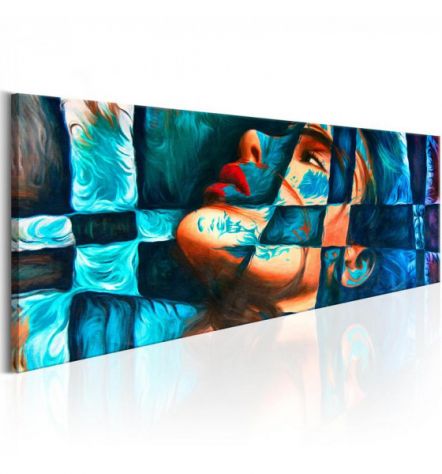 Quadro Donna Colorata Cm. 120x40 E 135x45 - ARREDALACASA