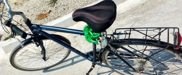 Bicicletta Lombardo Siena blu metallizzata cambio Shimano - Foto 7