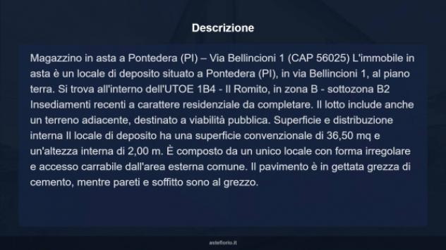 Immobile in asta di 53 m² in vendita a Pontedera - Foto 8