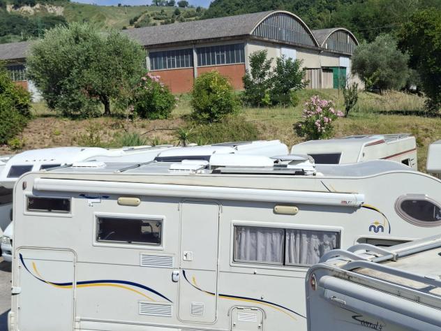 CAMPER MILLER DUCATO MANSARDATO DOPPIA DINETTE FOTOVOLTAICO CLIMATIZZATORE CAMPEGGIO USATI GENERALI 1693 - Foto 6