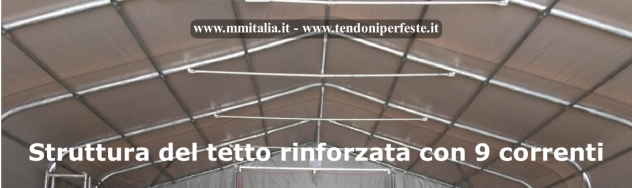 Tendone, Agritunnel Coperture  in pvc 10 x 20 x 5,5 mt. MM italia - Foto 2