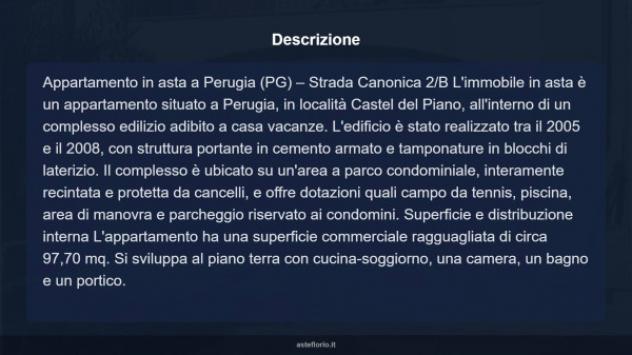 Immobile in asta di 97 m², box auto doppio in vendita a Perugia - Foto 9