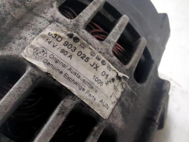 03D903025JX ALTERNATORE VOLKSWAGEN POLO 1.2 B 44KW 5M 5P (2008) RICAMBIO USATO SUPPORTO DANNEGGIATO - Foto 4