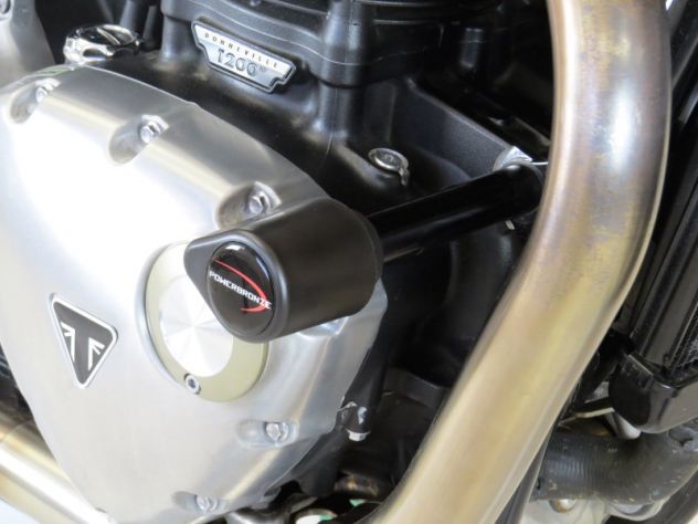 Triumph Bonneville T 100 ammortizzatori centralina cupolino protezioni - Foto 6