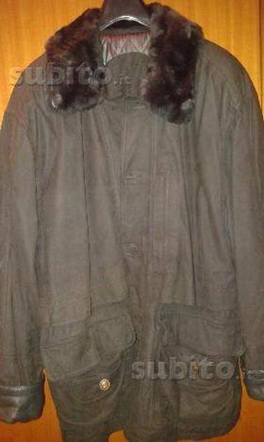 Giaccone in vera pelle nero - Foto 2