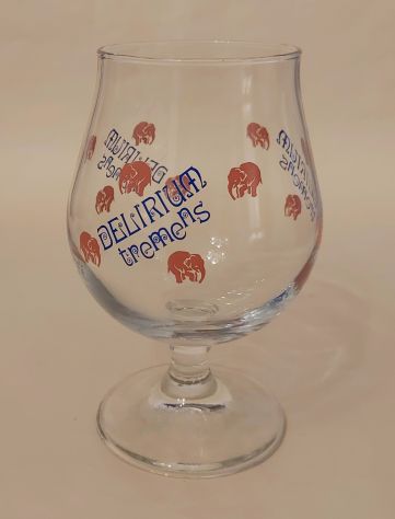 1 bicchiere per la famosa birra Delirium Tremens tacca, con elefanti rosa 25cl - Foto 2