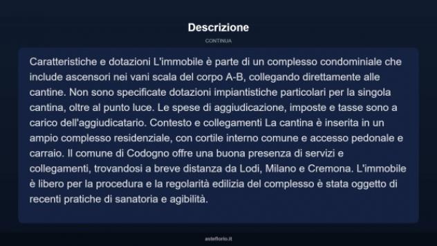 Immobile in asta di 4 m² in vendita a Codogno - Foto 8