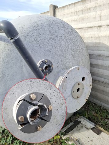 cisterna in vetroresina da 9000lt usata - Foto 5