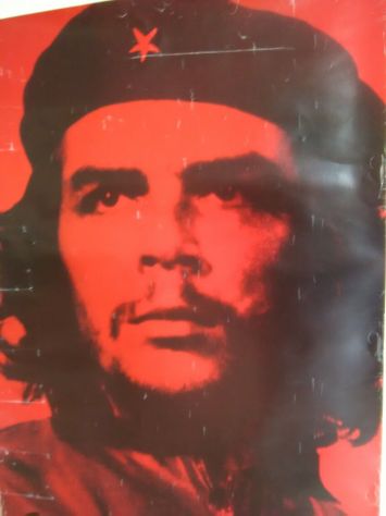 vecchio poster di CHE GUEVARA anni 70/80 usato 100 x 68 - Foto 2