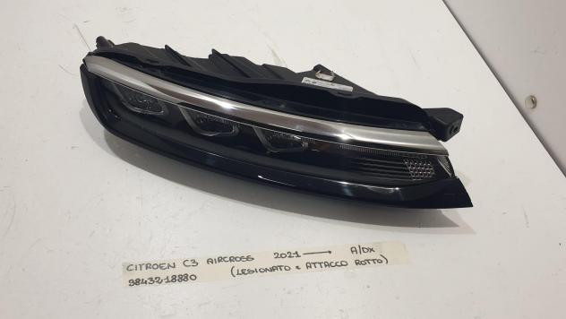 LUCE DIURNA ANTERIORE DESTRA CITROEN C3 AirCross 9843218880 (17) - Foto 2