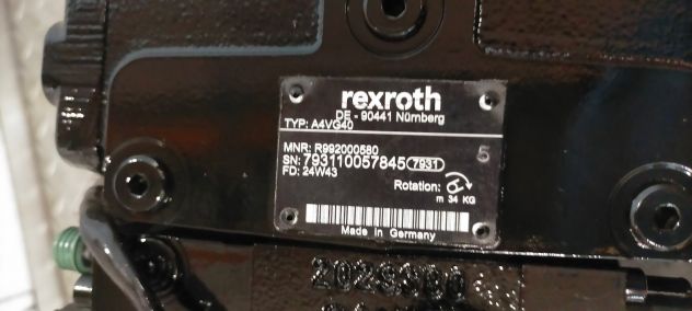 Pompa Rexroth A4VG40DA1D8/32R-NUC52FXX5ST-S - Foto 3