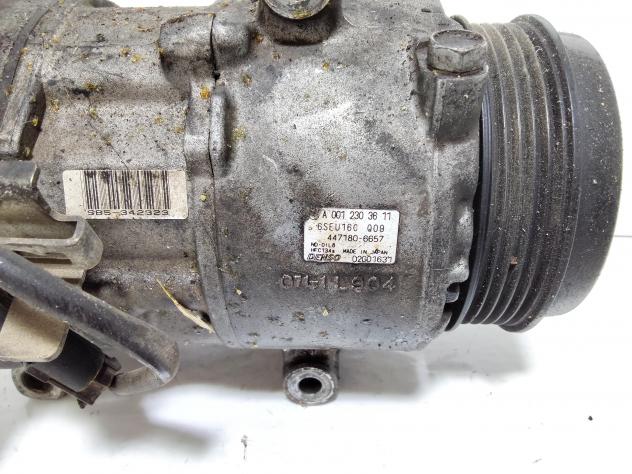COMPRESSORE A/C MERCEDES Classe B W245 1° Serie A0012303611 640941 Diesel 2000 (0511) - Foto 4