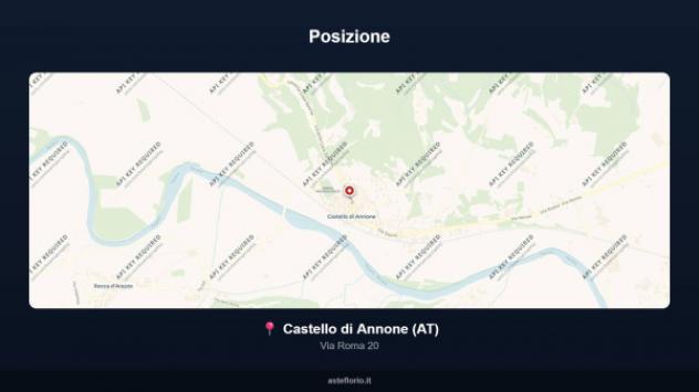 Immobile in asta di 156 m², box auto in vendita a Castello di Annone - Foto 14