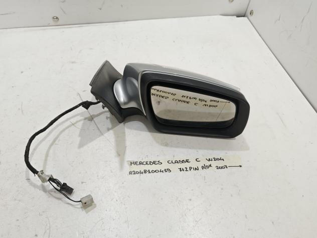 SPECCHIETTO RETROVISORE DESTRO MERCEDES Classe C Berlina W204 A2048100419 A2048100419 (07) - Foto 2