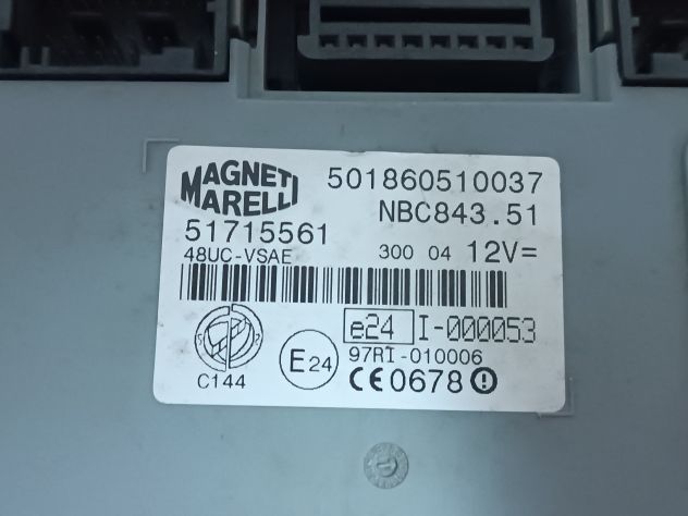 Centralina body computer Fiat punto/ Lancia Ypsilon 51735171 / 51715561 - Foto 3
