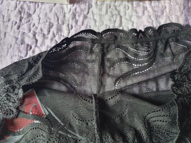 Sexy culotte brasiliana traparente nera elasticizzata Tg Unica-NUOVE - Foto 3