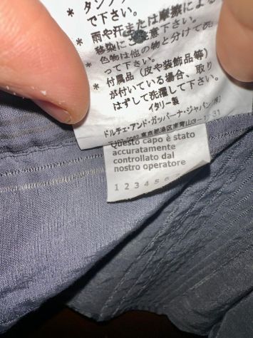 Camicia Dolce &amp; Gabbana Luxury - Seta e Cotone - Made in Italy - Tg. 48L - Foto 4
