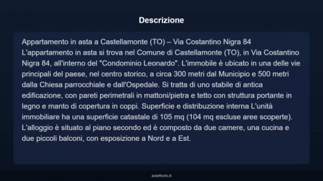 Immobile in asta di 105 m² in vendita a Castellamonte - Foto 6