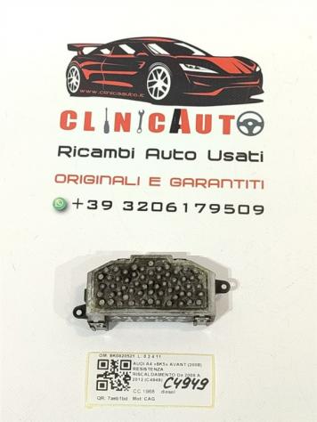 RESISTENZA RISCALDAMENTO AUDI A4 Avant (8K5) 8K0820521 CAG (0815)