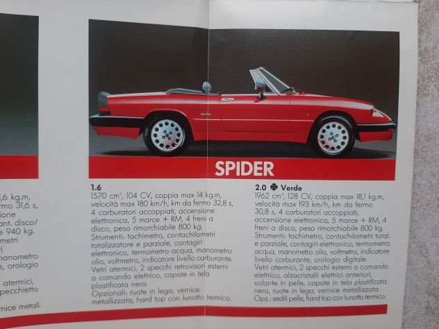 ALFA ROMEO DEPLIANT PUBBLICITARIO ORIGINALE - Foto 2