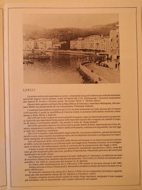 Libro "...per ricordare" la storia di Lerici (La Spezia) e frazioni, del 1980 - Foto 2