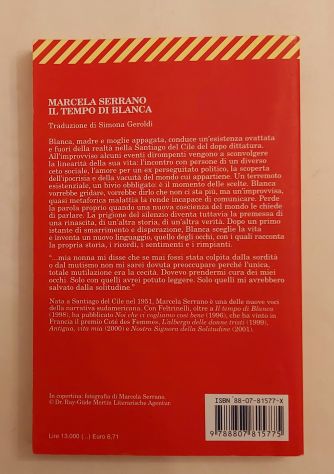 Il tempo di Blanca di Marcela Serrano Ed.Feltrinelli, ottobre 2001 - Foto 2
