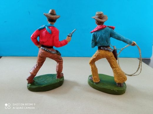 Soldatini cowboy in gesso - Foto 3