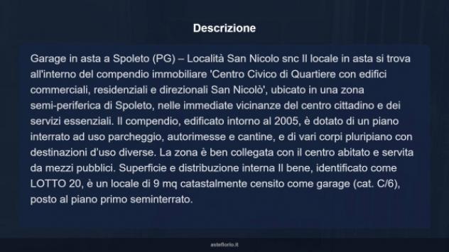 Immobile in asta di 9 m² in vendita a Spoleto - Foto 4