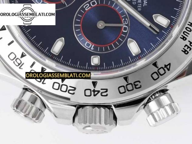 Rolex Replica DAYTONA 116509 QUADRANTE BLU BEST EDITION 1:1 SU BRACCIALE SS SA4130 - Foto 12