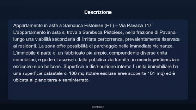 Immobile in asta di 195 m² in vendita a Sambuca Pistoiese - Foto 14