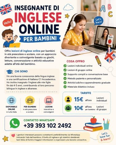 Lezioni di Inglese Per Bambini 🇬🇧