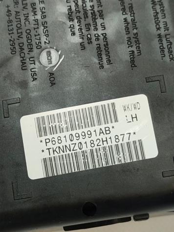 AIRBAG SEDILE SINISTRO JEEP Grand Cherokee 4° Serie 610866701 P68109991AB VM23D/EXF (1121) - Foto 2