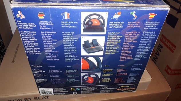 Volante con pedaliera per playstation 1 - Foto 4