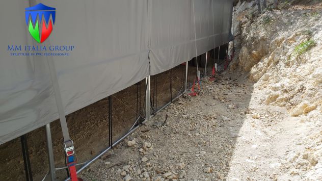 Tendostrutture Coperture 6 x 12 x 3,0/4,09 mt. nelle Marche - Foto 3