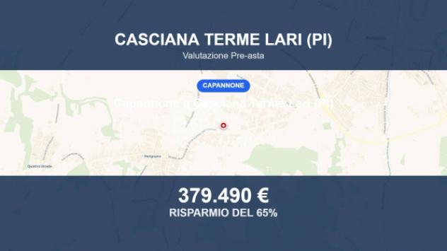 Immobile in asta di 1246 m² in vendita a Casciana Terme Lari