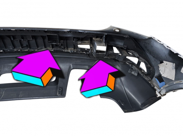 PARAURTI POSTERIORE COMPLETO AUDI Q3 Serie (8UB) 8U0807385C (1114) - Foto 9