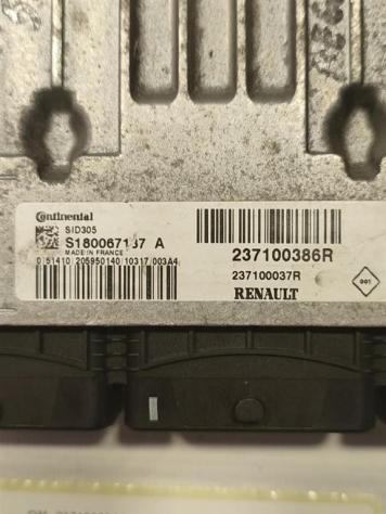 CENTRALINA MOTORE RENAULT Megane II Van 237100386R K9K728 diesel 1461 (0210) - Foto 2