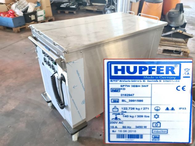 carrello inox riscaldato bagnomaria mai usato - Foto 4