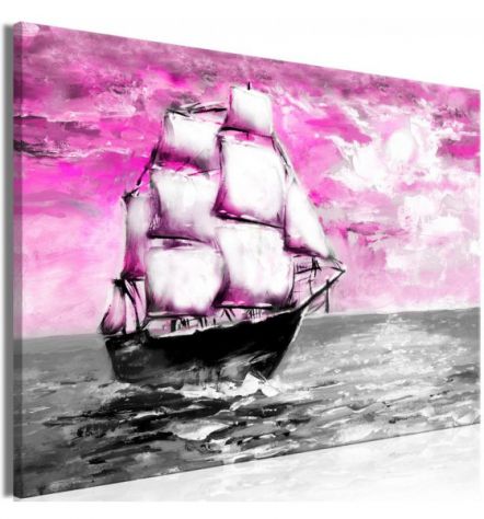 Quadro Veliero - Rosa - Cm.90x60 E 120x80 ARREDALACASA