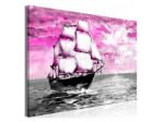 Quadro Veliero - Rosa - Cm.90x60 E 120x80 ARREDALACASA