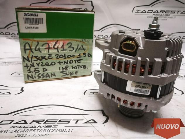 Alternatore Juke - Note - NV200 1.5 DCI 231003VD1A - Foto 3