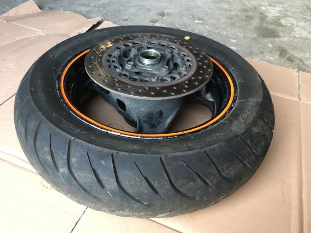 Ruota Posteriore Gomma nuova Cerchio Disco YAMAHA TMax 500 03 - Foto 2
