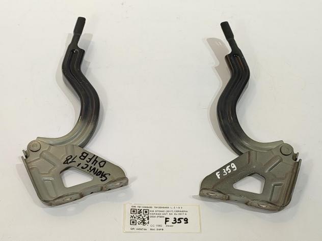 CERNIERE COFANO ANTERIORE DX E SX KIA Stonic Serie 79110H8400 79120H8400 D4FB (17) - Foto 3