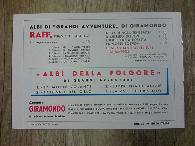 Raff "Pugno d'acciaio" serie completa 1/44 - Foto 9