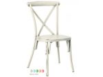 Sedie Alluminio Anticata Arredo Esterno Bar Pub Cod 8029