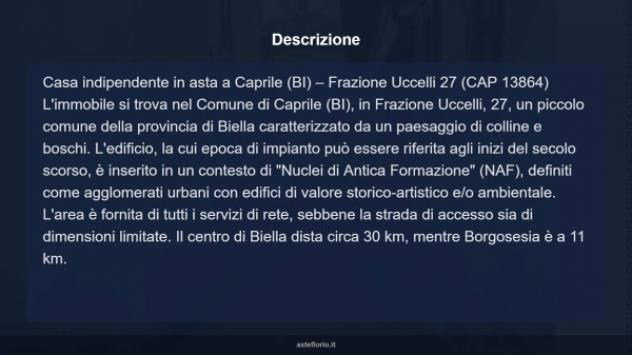 Immobile in asta di 262 m² con più di 5 locali in vendita a Caprile - Foto 16