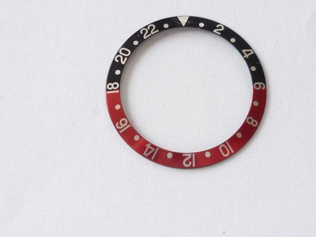 Rolex Org. Drehringeinlage schwarz/rot Ref. 16710